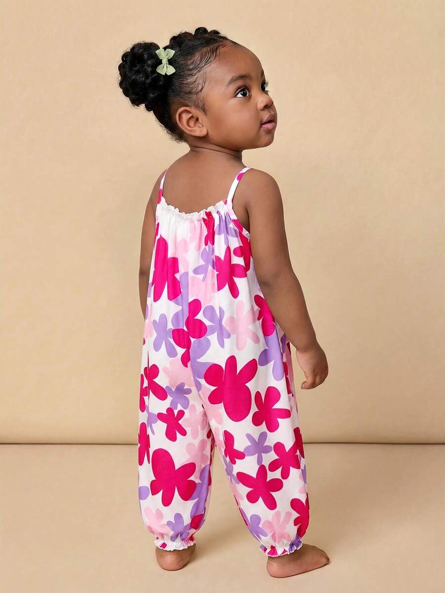 Travachic KIDS Newborn Baby Girl Cute Casual Vacation Romper - Pink - View 1