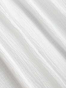 Sweetra 夏季女士白色休闲亚麻裤 - 白色 - 查看 3