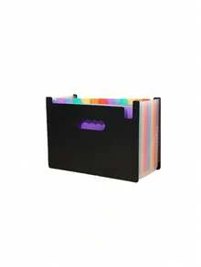 7/13/25 Pockets Expanding File Folder, A-Z Colorful Tabs, Monthly Bill Receipt Documents Organiser, Larger Capacity, Letter/A4 Size, Back To School, School Supplies - Multicolor - View 9