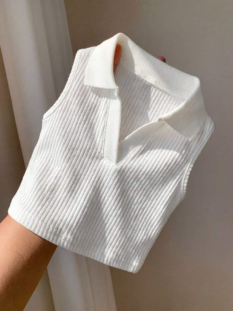 SHEIN 女嬰白色夏季休閒上衣,母女套裝母親節甜美學院風,返校季、職業日日常穿著、幼兒園派對 - 白色 - 查看 1
