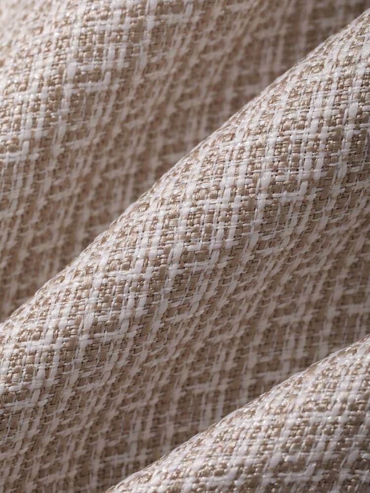 Plaid Collared Petal Sleeve Elegant Formal Summer Blouse For Women