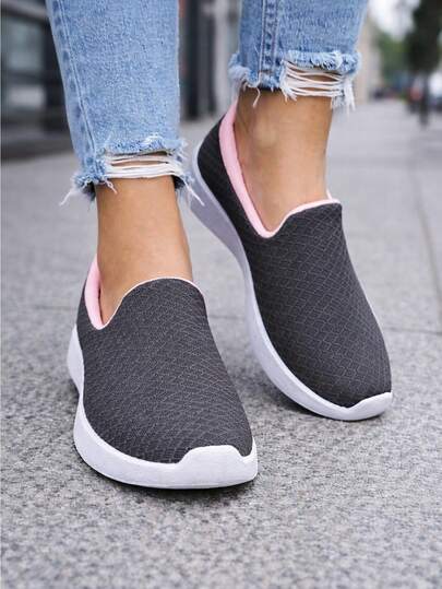 Tenis Slip-on de descanso para dama, suela confort deportiva, malla resistente transpirable y cómoda, forro suave. Ligeros y flexibles. Ideales para GYM, playa, casa, caminata y oficina.