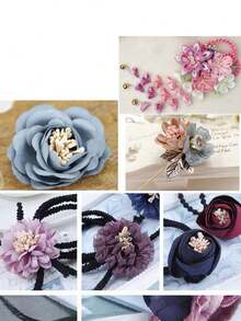 1 pieza Estambre de flor artificial de 2,36 pulgadas de doble cabeza, sin batería, adecuado para bodas, Navidad, arreglos florales, costura DIY, decoración floral, flores artificiales, decoración de bodas y manualidades - Decoración floral para el hogar Manualidades navideñas, decoración elegante necesaria Ideal para coser, decoraciones de boda y manualidades - Materiales de decoración del hogar y accesorios de costura. - Multicolor - Ver 17