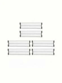 Bộ 2 hộp/4 hộp/10 hộp - Hộp chia ngăn kéo, hộp nhựa chia ngăn kéo, thích hợp để đựng quần áo, dụng cụ nhà bếp, đồ dùng văn phòng, phụ tùng, hộp đựng và sắp xếp đồ dùng gia đình, thích hợp cho phòng khách, phòng ngủ, phòng tắm, trang trí bàn trang điểm, trang trí phòng, đồ trang trí, hộp đựng và sắp xếp, có thể đựng váy và quần. - Màu đen trong suốt - Xem 6