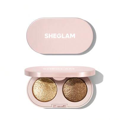 SHEGLAM Prismalight Baked Gelee 雙色眼影-04 Royal Bronzite 品牌 美容 化妝 化妝品 適合女性與女孩 完美搭配夏季春季 Y2K 時尚 流行 生日 母親節禮物 假期 派對準備就緒 最佳顏色