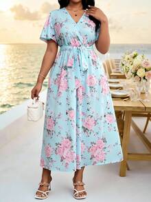 SHEIN Lady Đầm midi xếp ly thanh lịch thắt eo, cổ chữ V, in hoa, cỡ lớn dành cho nữ, thích hợp cho các buổi hẹn hò và tiệc tùng. Trang phục mùa hè, mùa xuân, trang phục mùa hè cho nữ, trang phục mùa xuân, đầm mùa hè, đầm mùa xuân, đầm lễ Phục sinh, đầm lễ Phục sinh cho nữ, trang phục lễ hội cho nữ, trang phục đi biển cho nữ, đầm đi biển, đầm dự đám cưới cho nữ, đầm tốt nghiệp, đầm thanh lịch cho nữ, đầm dạ hội, đầm phù dâu, đầm dự tiệc cưới, đầm mùa xuân, đầm in hoa cho nữ, đầm dã ngoại, đầm midi cho nữ, đầm quấn cổ chữ V, đầm dự tiệc thanh lịch, đầm dự tiệc sang trọng, đầm thanh lịch cho nữ, đầm thanh lịch cho nữ, đầm dự tiệc cưới cho nữ. - Nhiều màu - Xem 4