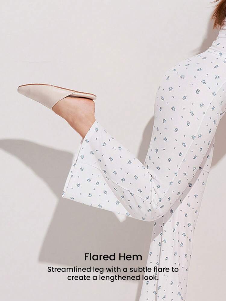 Cloud Soft Lightweight White Floral Pajama Set