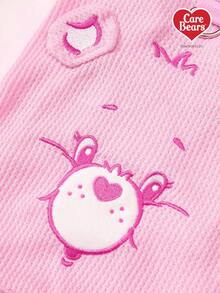 Care Bears X PETSIN 1 chiếc áo đa năng cho mèo/chó, áo vest màu hồng hình gấu dễ thương với tai ba chiều, mỏng nhẹ thoáng khí cho thú cưng mùa xuân và mùa hè, có dây rút và khóa cài. - Hồng - Xem 6