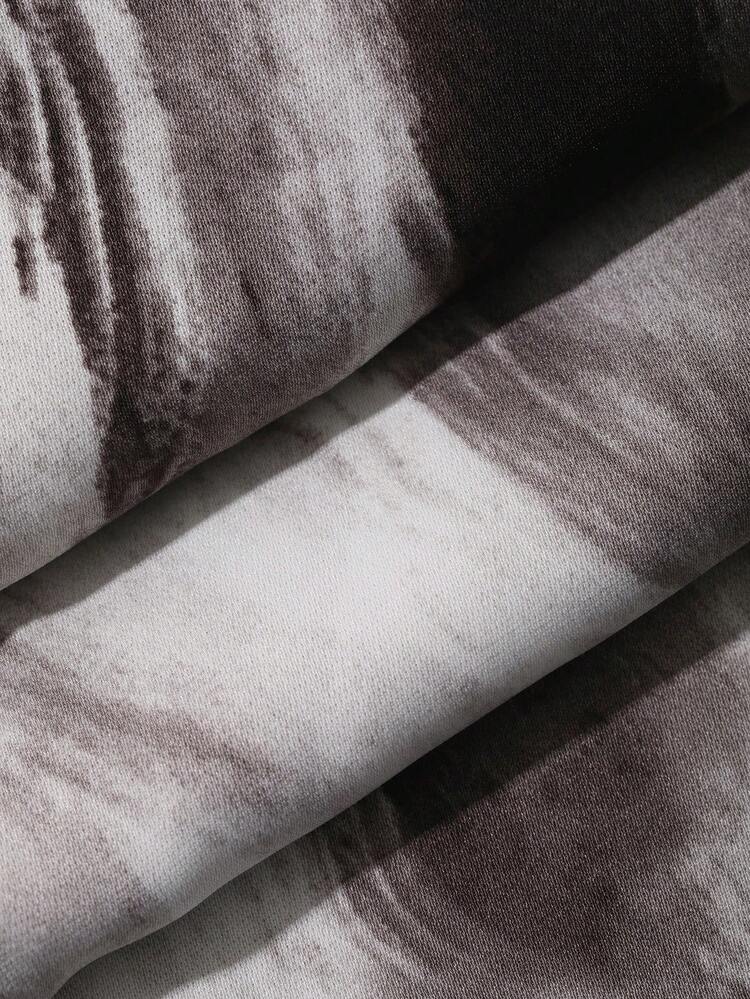 Women's Loose A-Line Camisole & Shorts Set, Tie-Dye Fabric, Vacation Beach Style, Spring & Summer