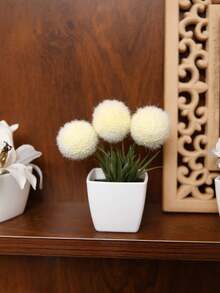 1 chậu/bộ 6 cây xương rồng mini nhân tạo, thích hợp trang trí phòng khách, bàn ăn, bệ cửa sổ, bàn học, quà tặng Ngày của Mẹ, trang trí tiệc cưới. - Nhiều màu - Xem 3