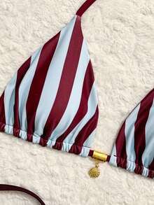 Swim Vcay 2026新款春夏女士四件套泳衣，随机印花，沙滩度假优雅休闲泳装 - 彩色 - 查看 3