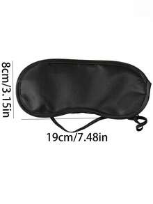 3/6/24/30 Packable Eye Mask - Eye Mask For Sleep. Suitable For Team Games, Travel, Sleep Parties. Comes With Adjustable Straps. Suitable For Both Men And Women. Black. - Multicolor - View 3