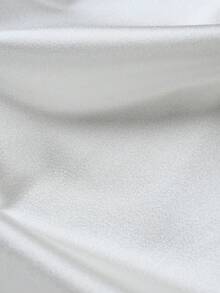 SHEIN Franclia Áo sơ mi cổ bẻ, eo xếp ly, tay cánh dơi dành cho nữ - trắng - Xem 5