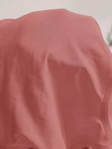 SHEIN BAE 女款夏季 1 件針織圓領休閒灰粉色簡約背心，適合早午餐、通勤、郵輪旅行與伊比薩場合 - 紅木色 - 查看 10