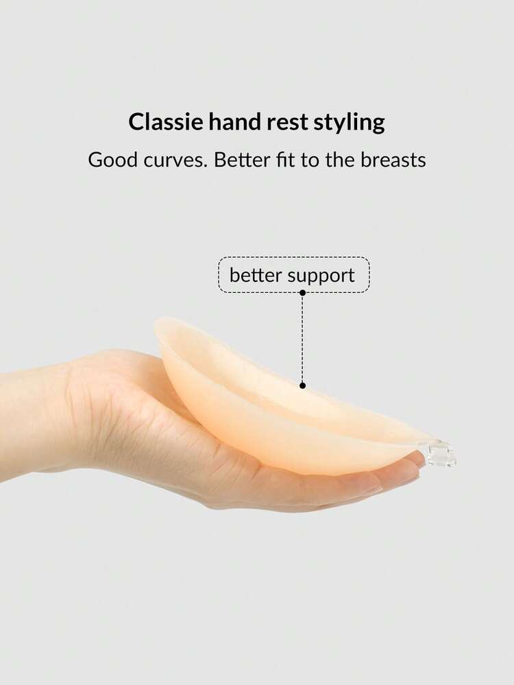 1 pièce Soutien-gorge adhésif en silicone de couleur unie pour femmes, pétales de poitrine épaissis, cache-tétons push-up, soutien-gorge en forme de mangue, lingerie et cache-tétons, soutien-gorge, soutien-gorge adhésif, lingerie, soutien-gorge sans bretelles, soutien-gorge push-up, lingerie pour femmes, soutien-gorge pour femmes, soutien-gorge dos nu, convient pour les robes de soirée, les rendez-vous, les mariages, les voyages, les vacances, les fêtes, les mariées, le printemps