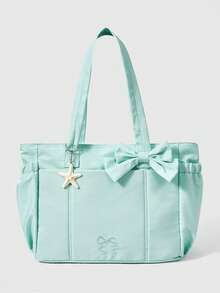 ROMWE Kawaii Túi tote nữ, màu hồng - Màu xanh Bạc hà - Xem 1
