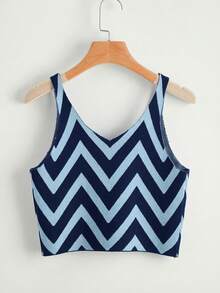 SHEIN EZwear Top tricoté décontracté à patchwork coloré, polyvalent pour le port quotidien pour femmes - Multicolore - Voir 2