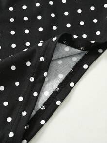 SHEIN Tween Girls' Casual Loose Romper, Suitable For Vacation And Beach - Black - View 3