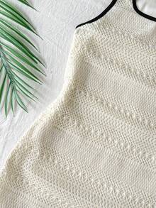 SHEIN Đầm dài ôm sát không tay kiểu dáng thường ngày cho bé gái tuổi teen, thích hợp đi nghỉ mát. - Nhiều màu - Xem 9