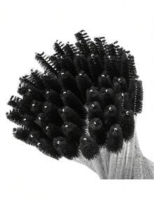 Cọ chuốt mascara dùng một lần, cọ chải mi, cỡ S, thích hợp cho lông mày và nối mi, màu đỏ, cọ kẻ lông mày, cọ tán phấn mắt, cọ trang điểm. - màu đen - Xem 2