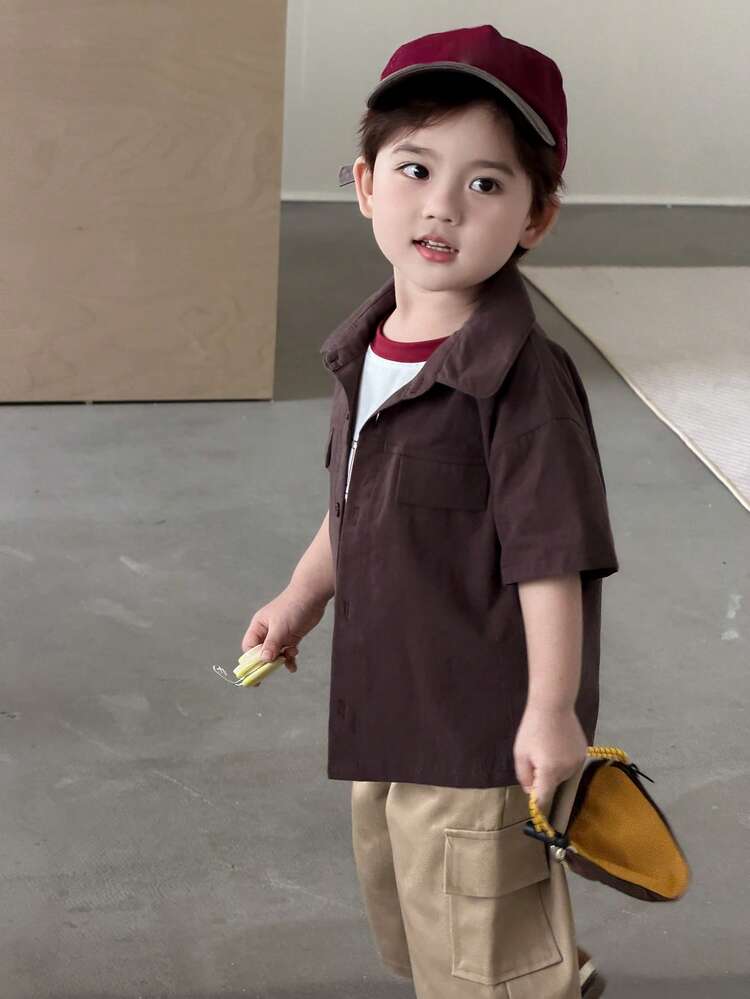 Infant/Toddler Boys' Collared Stylish Top