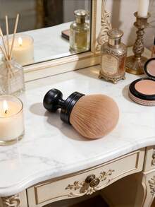 1/2PCS Extra Large Portable Soft Multipurpose Pink Makeup Brush For Women Daily Use Face Body Nail Powder Beauty Tool Blush Bronzer Contour Foundation Concealer Powder Brush Gift Giveaway - Multicolor - View 4