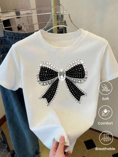 Camiseta de manga corta de moda para primavera y verano de 2026, hecha en México, 180 gramos. Estampado de dibujos animados, modelo de pareja, apta para uso interior o exterior. Cuello redondo, unisex, ideal para oficina y ocio. Paquete de una pieza.