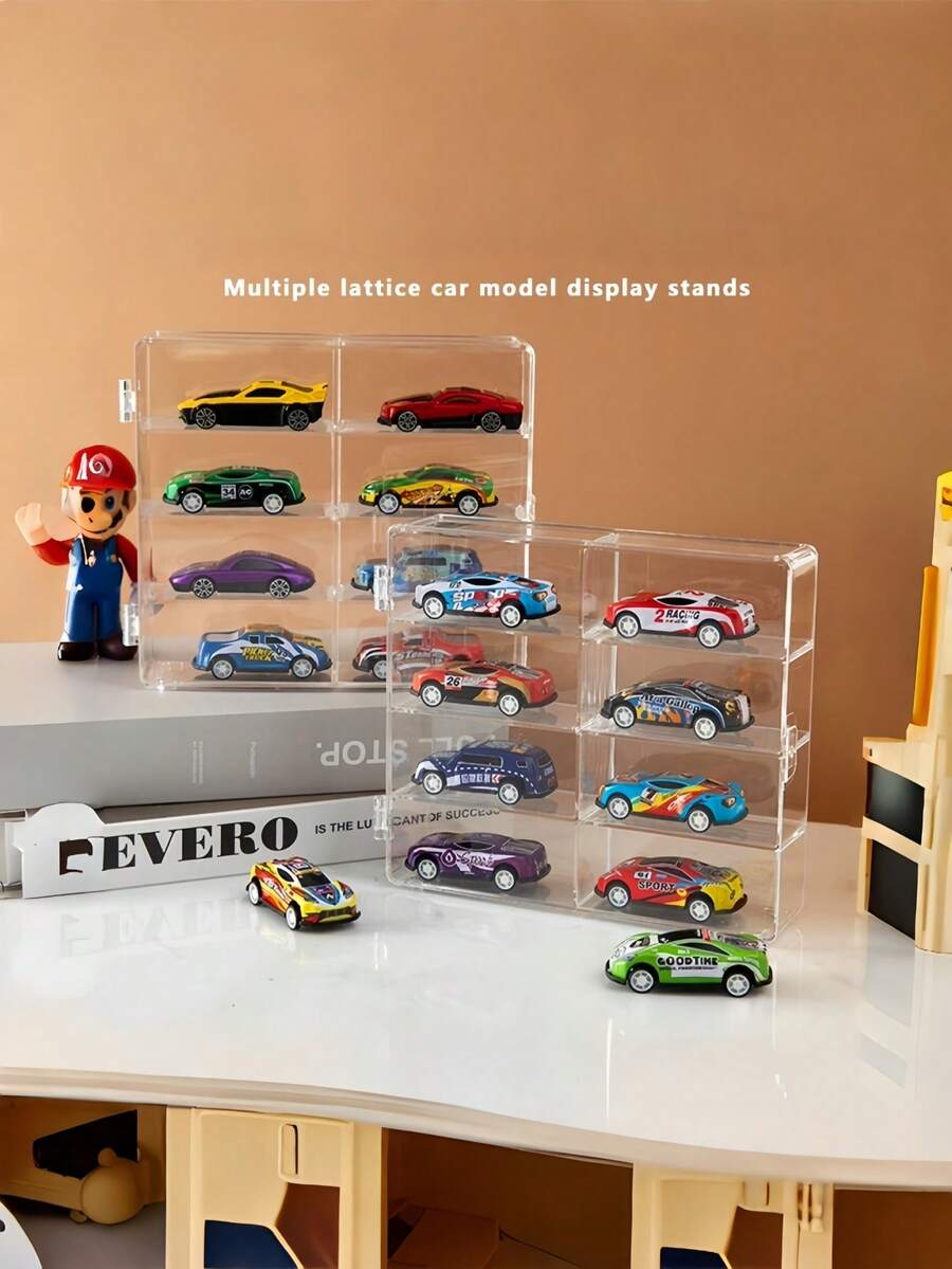 Multifunktionale 8-Fach Klare Kunststoff Aufbewahrungsbox mit abnehmbaren Unterteilungen, wasserdicht, Küchen Tee Beutel Gewürz Organizer mit Klapplid Design für Schrank und Arbeitsplatte, mit Werkzeughalter, Speisekammer Organisation, klassischer Stil, leicht zu reinigen, robuste Konstruktion, Essentiell für kleinen Wohnraum, kompaktes Design, organisiertes Leben - Transparent - Übersicht 1