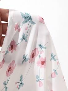 DAZY Women's Allover Print Casual Date Night Party Skirt - White - View 6