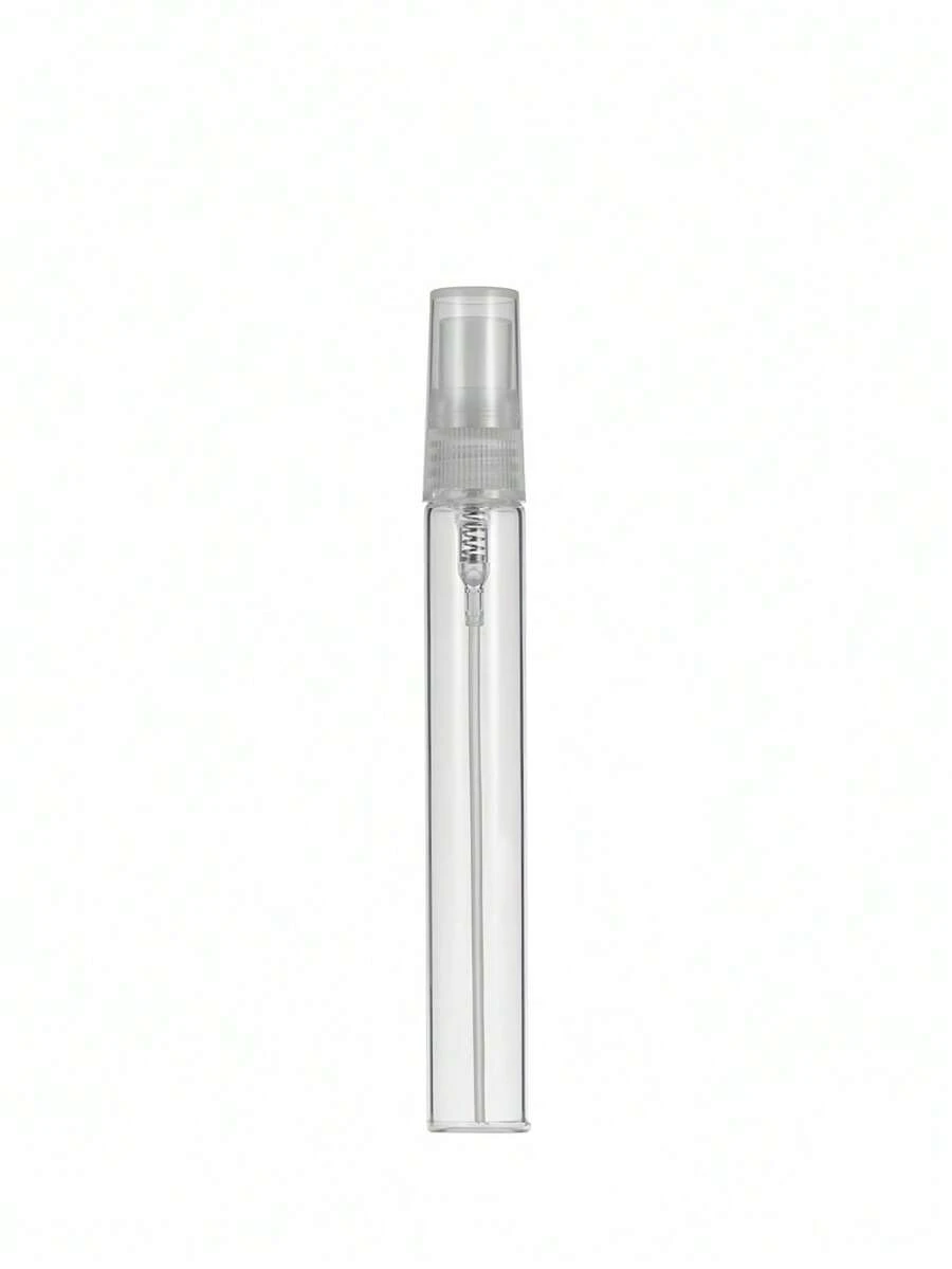 20pcs Refillable Mini Perfume Spray Bottles, Transparent Cosmetic Essence Liquid Storage Containers With Spray Pump (10ML) - Clear - View 1