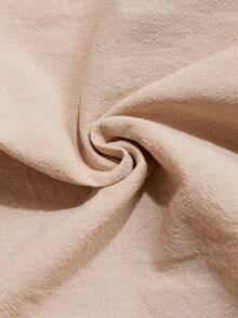 Serisse 2件套 100%纯棉女士休闲度假裤，女士夏季套装，女士户外服装 - 杏色 - 查看 6