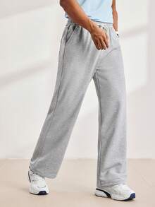 Driftmere 男士抽绳腰运动裤 - 灰色 - 查看 7