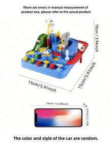 Adventure Track Set With Inertia Powered Cars Parking Garage Suitable For Children Over The Age Of Three Interactive Play Parent Child Bonding Educational Learning Activity Christmas Stocking Fillers Holiday Gift Ideas For Kids Family Game Night Must Haves - Multicolor - View 5