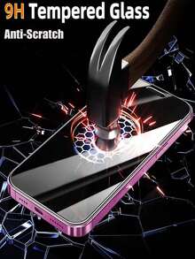 Bộ 2 miếng dán màn hình cường lực phù hợp cho iPhone 11/12/13/14/15/16/17 Pro Max, bảo vệ riêng tư chống nhìn trộm 360 độ, chống nhìn trộm 4 lớp, bề mặt sáng bóng, phim bảo vệ màn hình riêng tư, phim bảo vệ màn hình điện thoại di động, lớp phủ bảo vệ màn hình an toàn, phim bảo vệ màn hình trong suốt, thiết kế thời trang, kính chống trầy xước và chống mài mòn, phim bảo vệ chất lượng cao, vỏ bảo vệ điện thoại di động, người dùng điện thoại di động, người đam mê công nghệ. - màu đen - Xem 4