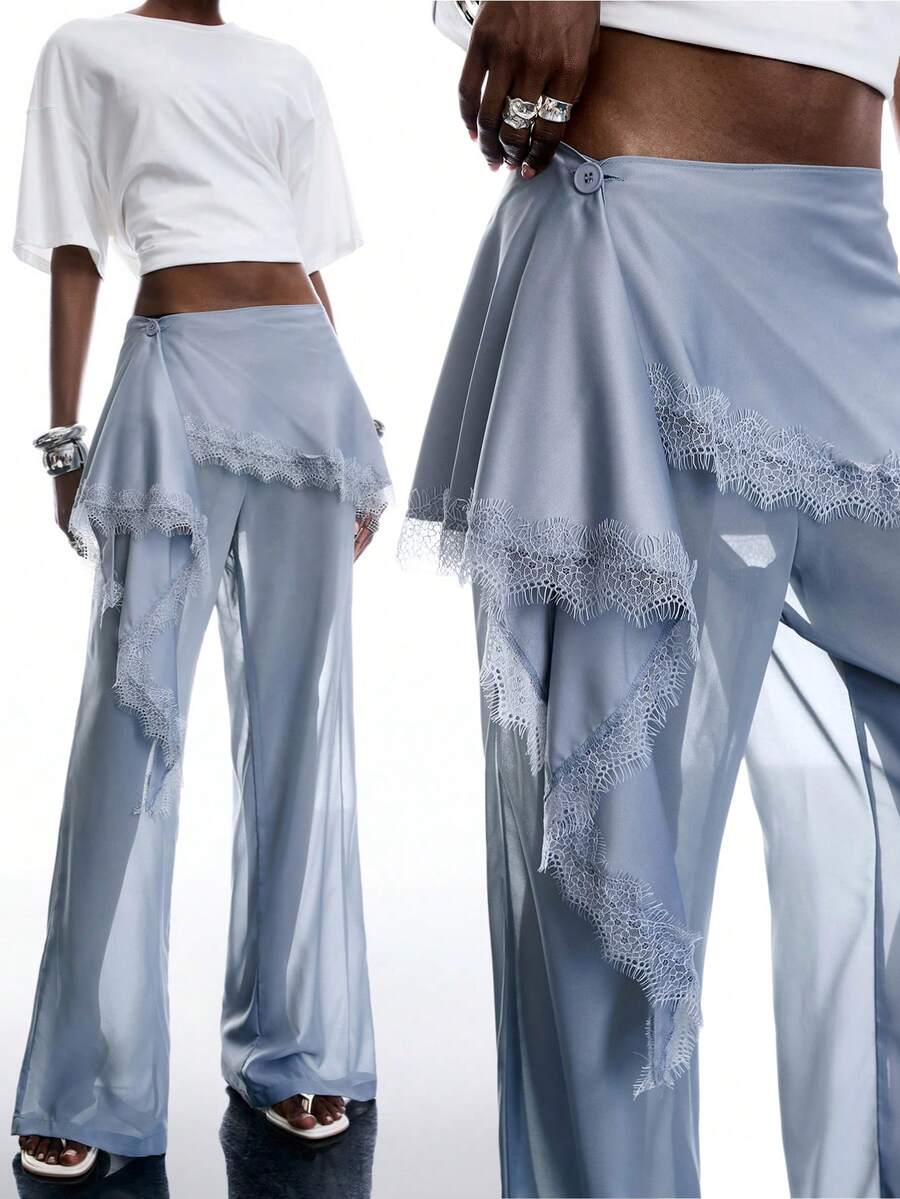 LYSMO Women Pants - Light Grey - View 1