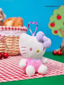 HELLO KITTY AND FRIENDS | POKOJA LAND 1個 4英吋粉色鑰匙圈，坐姿絨毛吊飾，可愛卡通角色鑰匙配件，有趣包包吊飾 & 車內裝飾，日常搭配飾品，完美的節日生日禮物 - 彩色 - 查看 4