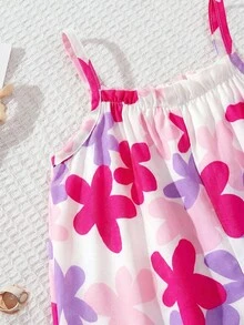 Travachic KIDS Newborn Baby Girl Cute Casual Vacation Romper - Pink - View 7