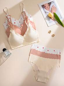 Bộ đồ lót nữ 6 món thiết kế cong gợi cảm - Nhiều màu - Xem 4