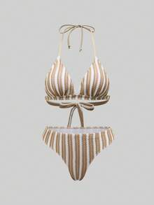 Swim Oasis Conjuntos de bikini para mujer - Marrón - Ver 11