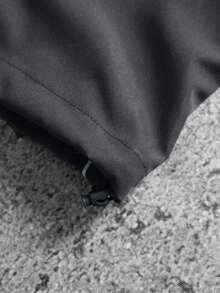 Sport MetroGents Men's Casual Comfortable Versatile Straight Leg Patchwork Sports Pants - Dark Grey - View 3