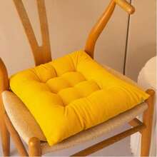 1 Set Of Corduroy Chair Cushion (With Tie), Super Soft And Warm Floor Cushion (Suitable For Reading Area), Comfortable Square Chair Cushion (Suitable For Adults), Suitable For Halloween And Christmas Decoration - Multicolor - View 12