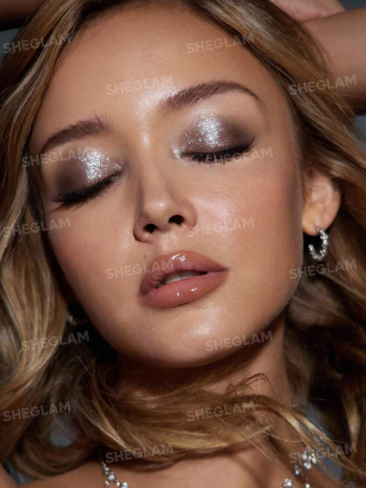 Prismalight Baked Gelee Eyeshadow Duo-05 Starlight Veil Brand Beauty Makeup Face Paint Cosmetic For Women Girls Perfect For Spring Summer Ideal For Y2K Fancy Fashion Suitable For Birthday Mother'S Day Gift Rave Party Ready Best Color