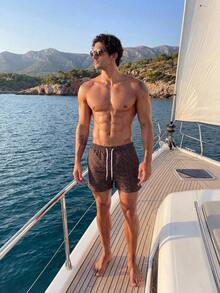 VENTUSAIL Men's Geometric Print Beach Shorts, Holiday - Multicolor - View 5