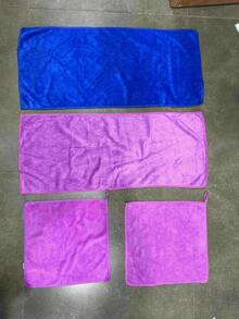Reusable & Washable Super Soft Microfiber Cleaning Cloths,Suitable For Mop,Floor Window Cleaning,Modern Style,Non-Woven,Absorbent And Quick-Drying - Multicolor - View 10