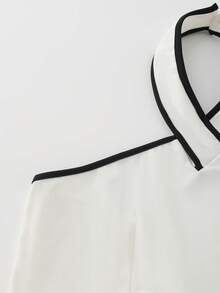 GlowEve Women's Elegant Commuter Halter Wide Leg Jumpsuit, Summer - White - View 4