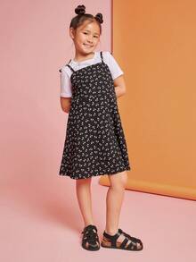 Mini mi Girl's Fashion Comfy Fisherman Sandals - Black - View 2