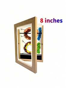1pc Magnetic Art Frame - Easy-Open For Quick Display Changes - Versatile Wall Decor For Home & Office - Ideal For Holidays & Gift Giving - Multicolor - View 15