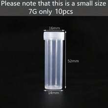 Mini Plastic Containers 0.17oz & 0.24oz - Perfect For Beads, Jewelry Storage, Crafts & Pharmaceuticals, Jewelry Making Bead Organizer, Small Capacity - Multicolor - View 12
