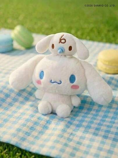 POKOJA LAND HELLO KITTY AND FRIENDS | Yugui狗狗毛绒公仔，可爱白色小狗公仔，超级柔软蓬松的毛绒玩具，独特的小狗造型，高品质拥抱体验，精美的生日节日礼物，送给粉丝和朋友的可爱毛绒收藏装饰品