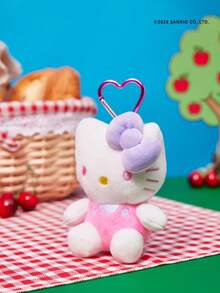 HELLO KITTY AND FRIENDS | POKOJA LAND 1個 4英吋粉色鑰匙圈，坐姿絨毛吊飾，可愛卡通角色鑰匙配件，有趣包包吊飾 & 車內裝飾，日常搭配飾品，完美的節日生日禮物 - 彩色 - 查看 3